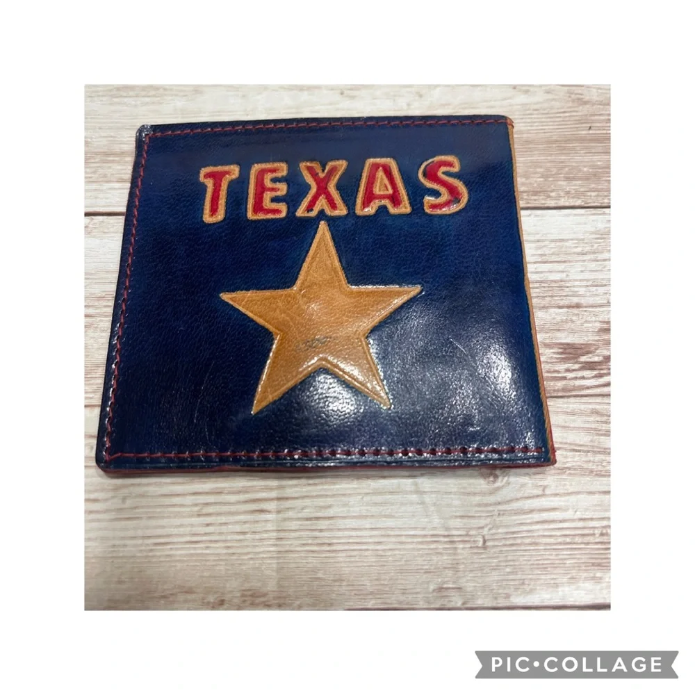 Texas The Lone Star State Leather Wallet